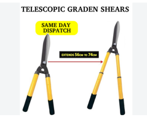 Telescopic Handle Hedge Shears – Adjustable Garden Grass & Hedge Cutting Scissors In Nepal